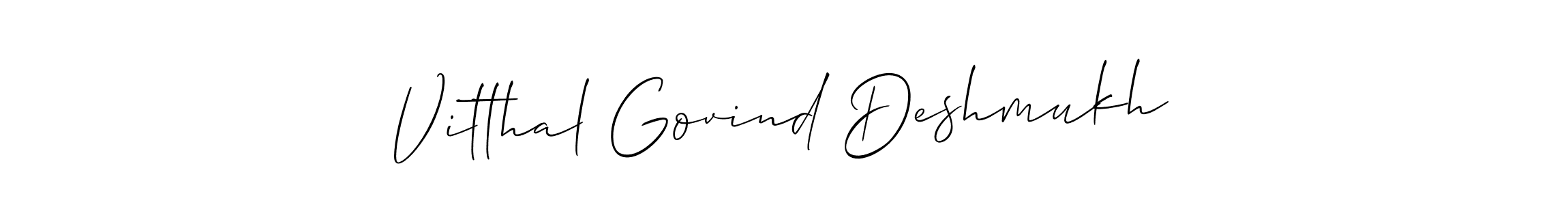 See photos of Vitthal Govind Deshmukh official signature by Spectra . Check more albums & portfolios. Read reviews & check more about Allison_Script font. Vitthal Govind Deshmukh signature style 2 images and pictures png