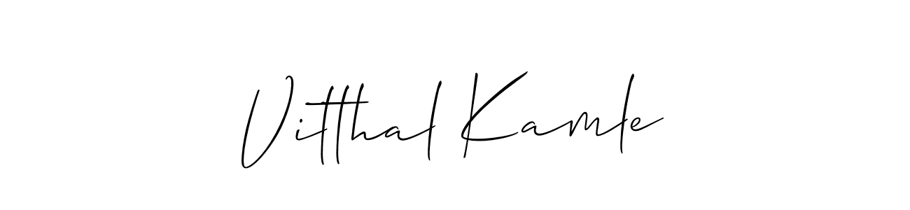 Once you've used our free online signature maker to create your best signature Allison_Script style, it's time to enjoy all of the benefits that Vitthal Kamle name signing documents. Vitthal Kamle signature style 2 images and pictures png