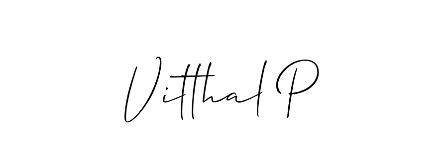 This is the best signature style for the Vitthal P name. Also you like these signature font (Allison_Script). Mix name signature. Vitthal P signature style 2 images and pictures png