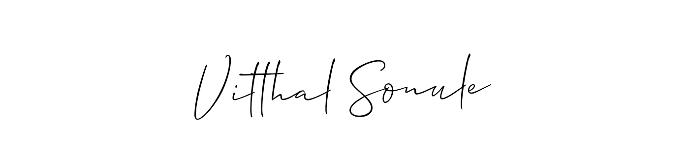 See photos of Vitthal Sonule official signature by Spectra . Check more albums & portfolios. Read reviews & check more about Allison_Script font. Vitthal Sonule signature style 2 images and pictures png