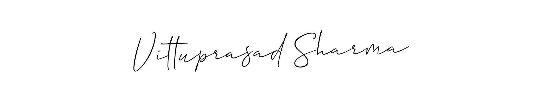 Once you've used our free online signature maker to create your best signature Allison_Script style, it's time to enjoy all of the benefits that Vittuprasad Sharma name signing documents. Vittuprasad Sharma signature style 2 images and pictures png