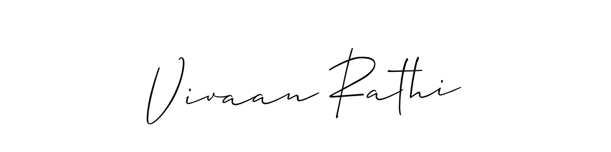 Make a beautiful signature design for name Vivaan Rathi. Use this online signature maker to create a handwritten signature for free. Vivaan Rathi signature style 2 images and pictures png