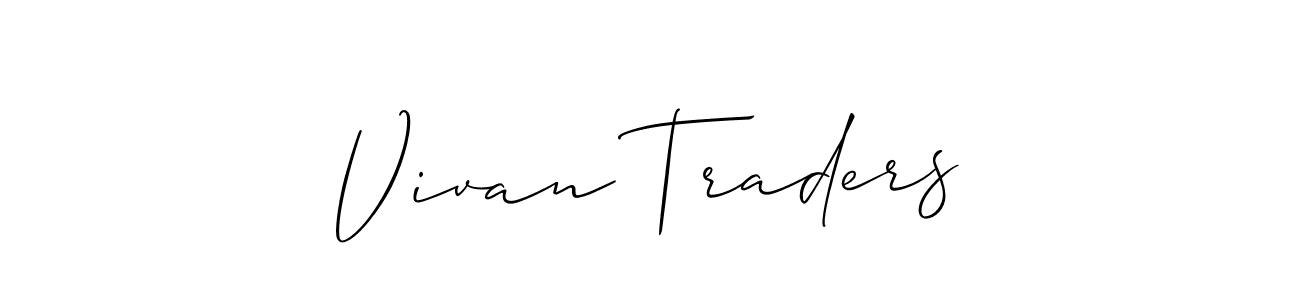 Make a short Vivan Traders signature style. Manage your documents anywhere anytime using Allison_Script. Create and add eSignatures, submit forms, share and send files easily. Vivan Traders signature style 2 images and pictures png