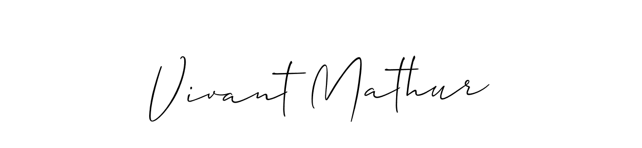 Here are the top 10 professional signature styles for the name Vivant Mathur. These are the best autograph styles you can use for your name. Vivant Mathur signature style 2 images and pictures png