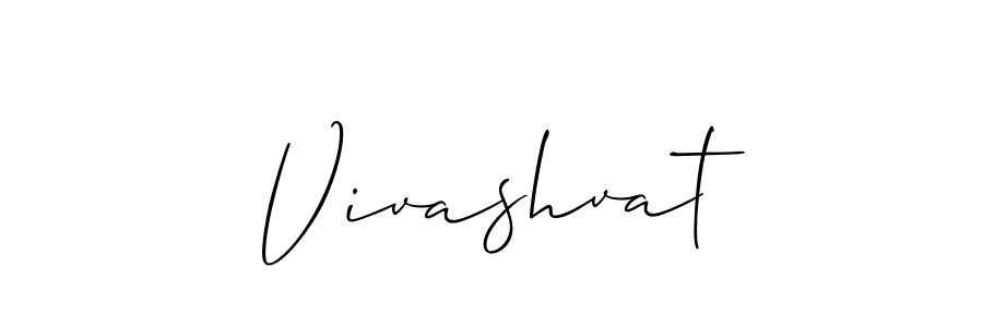 How to make Vivashvat signature? Allison_Script is a professional autograph style. Create handwritten signature for Vivashvat name. Vivashvat signature style 2 images and pictures png