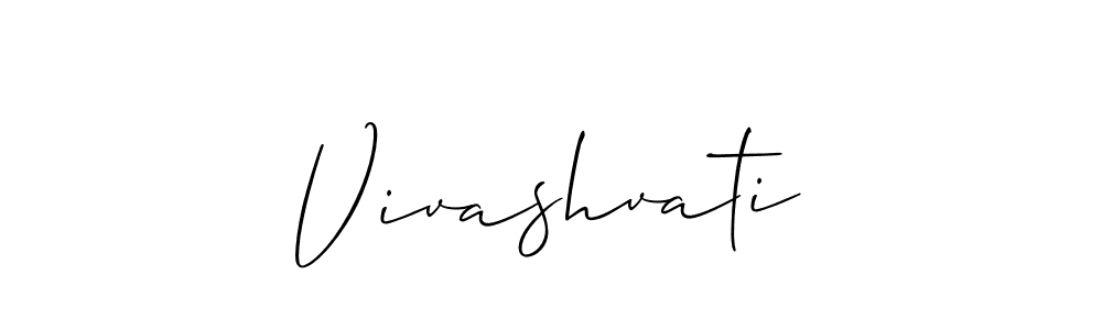 It looks lik you need a new signature style for name Vivashvati. Design unique handwritten (Allison_Script) signature with our free signature maker in just a few clicks. Vivashvati signature style 2 images and pictures png