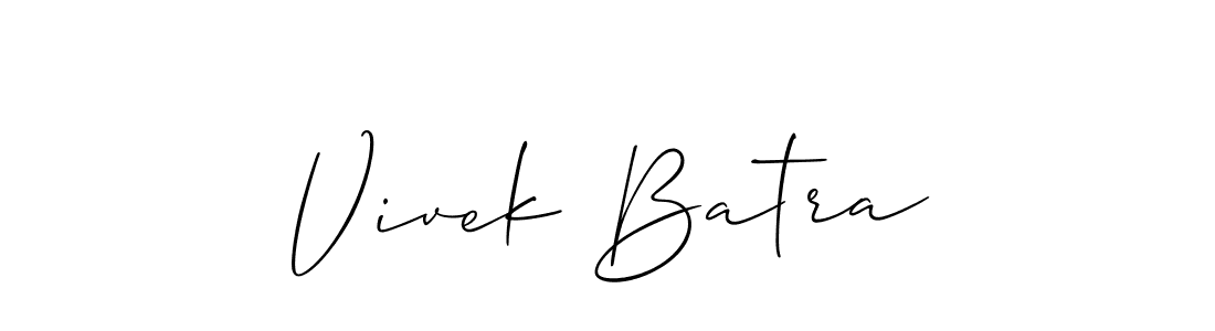 Make a beautiful signature design for name Vivek Batra. Use this online signature maker to create a handwritten signature for free. Vivek Batra signature style 2 images and pictures png