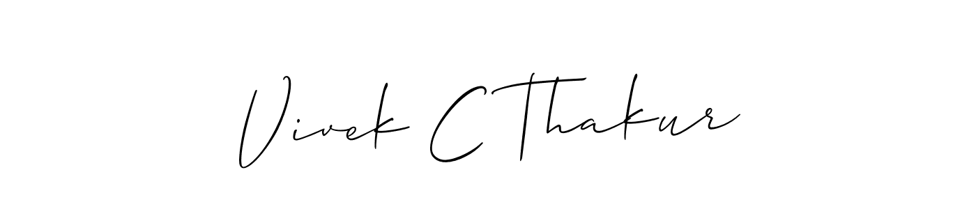 Once you've used our free online signature maker to create your best signature Allison_Script style, it's time to enjoy all of the benefits that Vivek C Thakur name signing documents. Vivek C Thakur signature style 2 images and pictures png