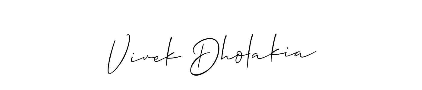 Check out images of Autograph of Vivek Dholakia name. Actor Vivek Dholakia Signature Style. Allison_Script is a professional sign style online. Vivek Dholakia signature style 2 images and pictures png