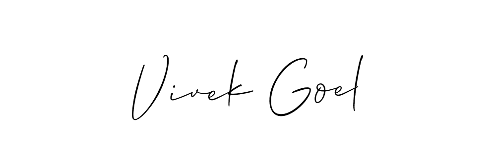 Here are the top 10 professional signature styles for the name Vivek Goel. These are the best autograph styles you can use for your name. Vivek Goel signature style 2 images and pictures png