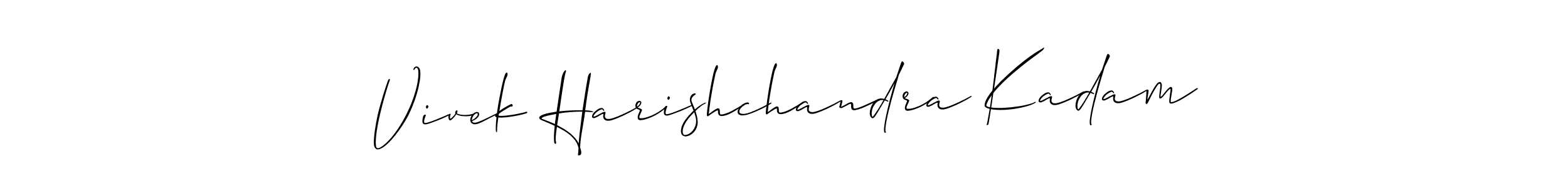 Once you've used our free online signature maker to create your best signature Allison_Script style, it's time to enjoy all of the benefits that Vivek Harishchandra Kadam name signing documents. Vivek Harishchandra Kadam signature style 2 images and pictures png