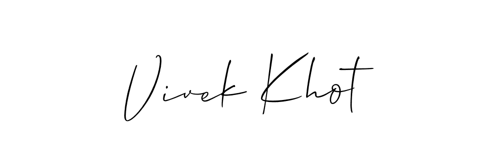 Here are the top 10 professional signature styles for the name Vivek Khot. These are the best autograph styles you can use for your name. Vivek Khot signature style 2 images and pictures png