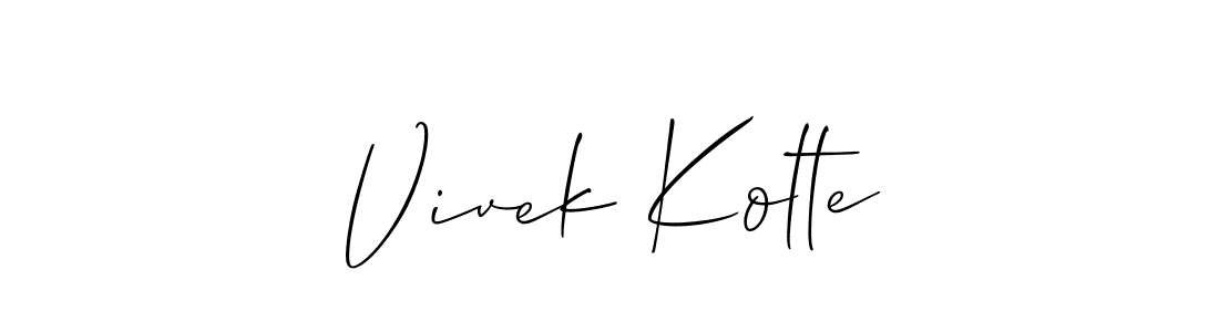 Here are the top 10 professional signature styles for the name Vivek Kolte. These are the best autograph styles you can use for your name. Vivek Kolte signature style 2 images and pictures png