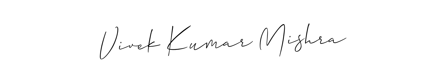 Make a beautiful signature design for name Vivek Kumar Mishra. Use this online signature maker to create a handwritten signature for free. Vivek Kumar Mishra signature style 2 images and pictures png
