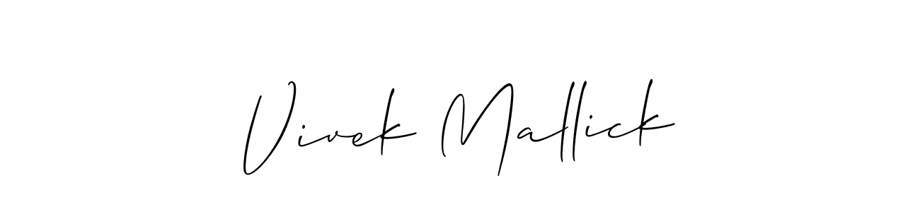 Best and Professional Signature Style for Vivek Mallick. Allison_Script Best Signature Style Collection. Vivek Mallick signature style 2 images and pictures png