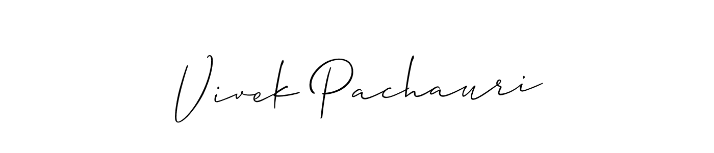 It looks lik you need a new signature style for name Vivek Pachauri. Design unique handwritten (Allison_Script) signature with our free signature maker in just a few clicks. Vivek Pachauri signature style 2 images and pictures png