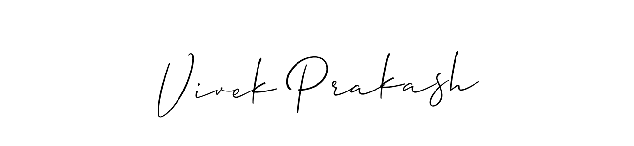 Make a beautiful signature design for name Vivek Prakash. Use this online signature maker to create a handwritten signature for free. Vivek Prakash signature style 2 images and pictures png