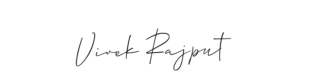 Make a beautiful signature design for name Vivek Rajput. Use this online signature maker to create a handwritten signature for free. Vivek Rajput signature style 2 images and pictures png