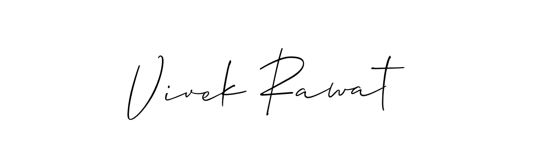 Make a short Vivek Rawat signature style. Manage your documents anywhere anytime using Allison_Script. Create and add eSignatures, submit forms, share and send files easily. Vivek Rawat signature style 2 images and pictures png
