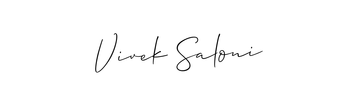 Check out images of Autograph of Vivek Saloni name. Actor Vivek Saloni Signature Style. Allison_Script is a professional sign style online. Vivek Saloni signature style 2 images and pictures png
