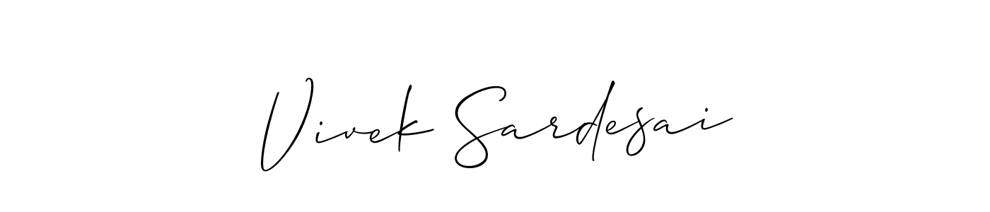 Check out images of Autograph of Vivek Sardesai name. Actor Vivek Sardesai Signature Style. Allison_Script is a professional sign style online. Vivek Sardesai signature style 2 images and pictures png