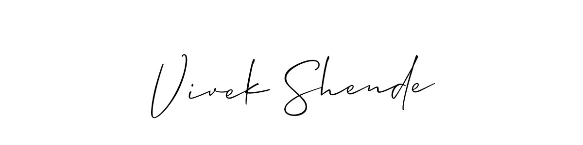 Check out images of Autograph of Vivek Shende name. Actor Vivek Shende Signature Style. Allison_Script is a professional sign style online. Vivek Shende signature style 2 images and pictures png