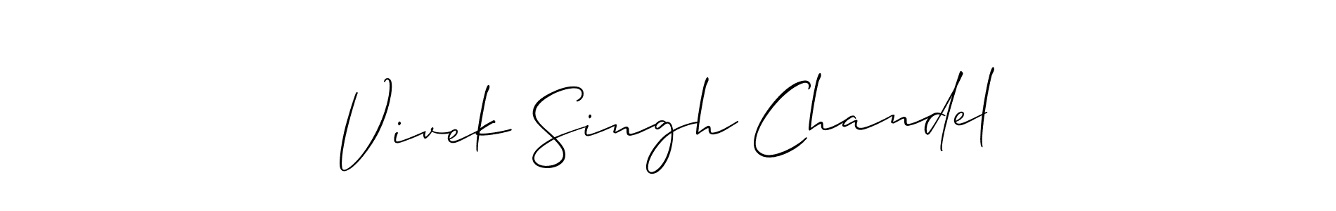 Best and Professional Signature Style for Vivek Singh Chandel. Allison_Script Best Signature Style Collection. Vivek Singh Chandel signature style 2 images and pictures png