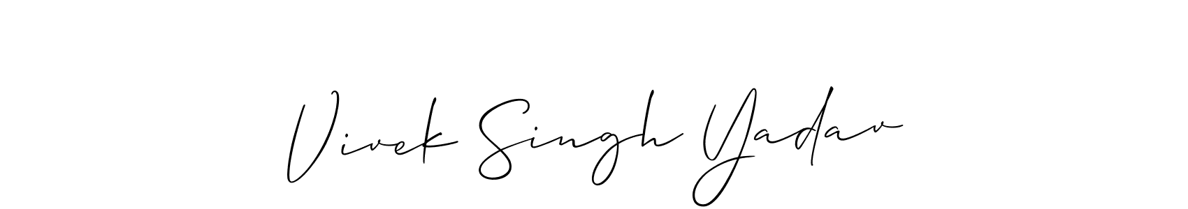 Check out images of Autograph of Vivek Singh Yadav name. Actor Vivek Singh Yadav Signature Style. Allison_Script is a professional sign style online. Vivek Singh Yadav signature style 2 images and pictures png