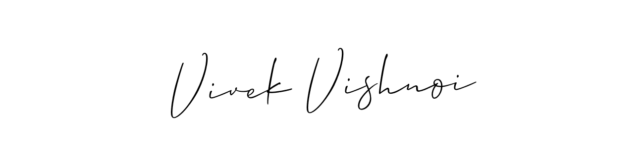 Similarly Allison_Script is the best handwritten signature design. Signature creator online .You can use it as an online autograph creator for name Vivek Vishnoi. Vivek Vishnoi signature style 2 images and pictures png