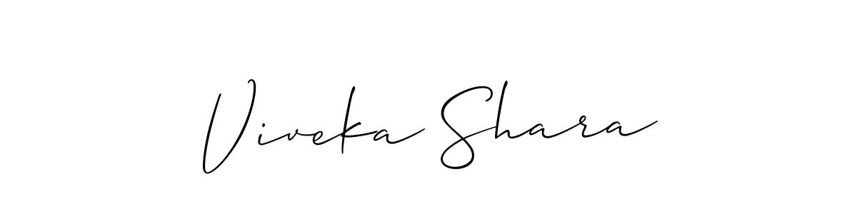 This is the best signature style for the Viveka Shara name. Also you like these signature font (Allison_Script). Mix name signature. Viveka Shara signature style 2 images and pictures png