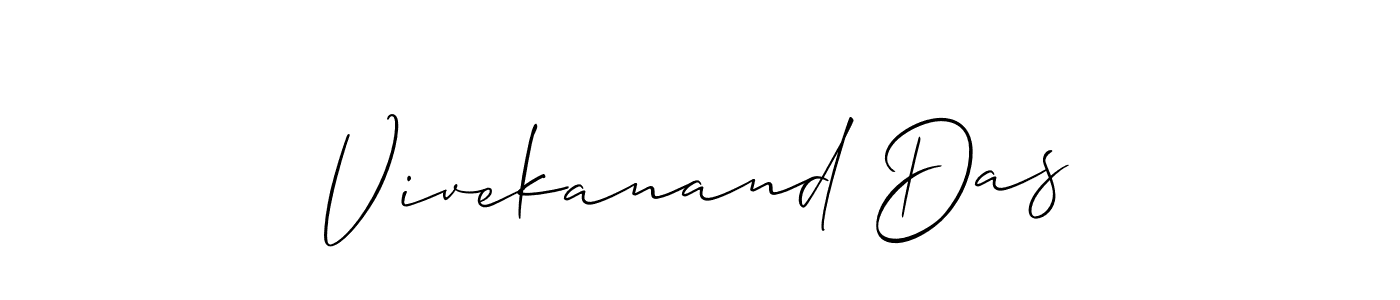 How to make Vivekanand Das signature? Allison_Script is a professional autograph style. Create handwritten signature for Vivekanand Das name. Vivekanand Das signature style 2 images and pictures png