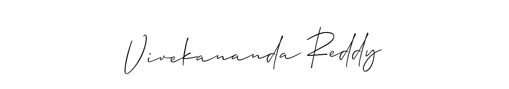 Best and Professional Signature Style for Vivekananda Reddy. Allison_Script Best Signature Style Collection. Vivekananda Reddy signature style 2 images and pictures png