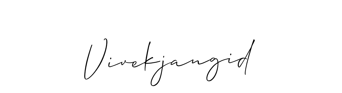 Check out images of Autograph of Vivekjangid name. Actor Vivekjangid Signature Style. Allison_Script is a professional sign style online. Vivekjangid signature style 2 images and pictures png