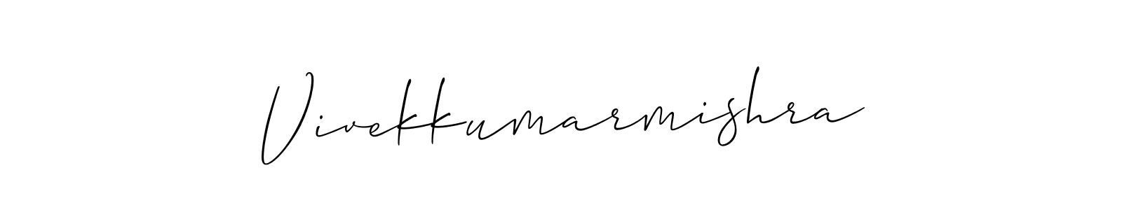 Create a beautiful signature design for name Vivekkumarmishra. With this signature (Allison_Script) fonts, you can make a handwritten signature for free. Vivekkumarmishra signature style 2 images and pictures png