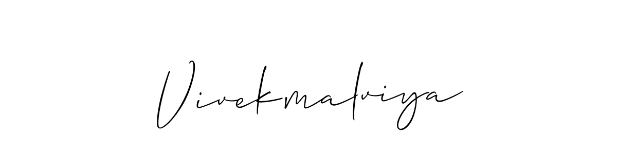 You can use this online signature creator to create a handwritten signature for the name Vivekmalviya. This is the best online autograph maker. Vivekmalviya signature style 2 images and pictures png