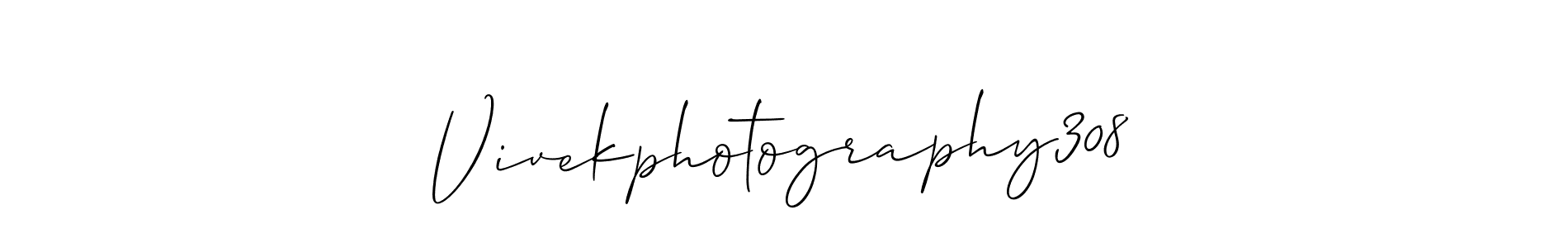 It looks lik you need a new signature style for name Vivekphotography308. Design unique handwritten (Allison_Script) signature with our free signature maker in just a few clicks. Vivekphotography308 signature style 2 images and pictures png