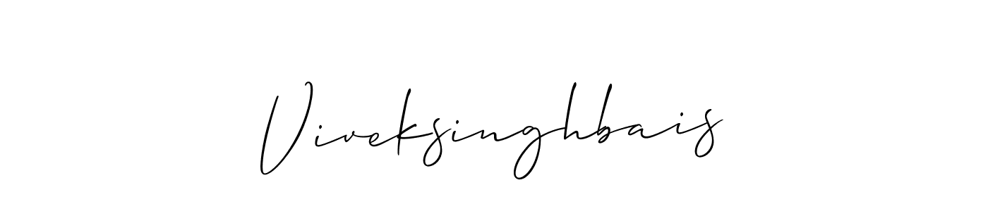 Once you've used our free online signature maker to create your best signature Allison_Script style, it's time to enjoy all of the benefits that Viveksinghbais name signing documents. Viveksinghbais signature style 2 images and pictures png