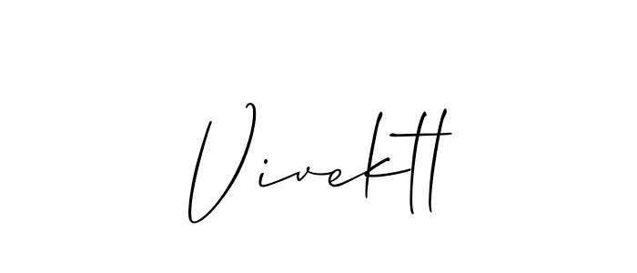 You should practise on your own different ways (Allison_Script) to write your name (Vivektl) in signature. don't let someone else do it for you. Vivektl signature style 2 images and pictures png