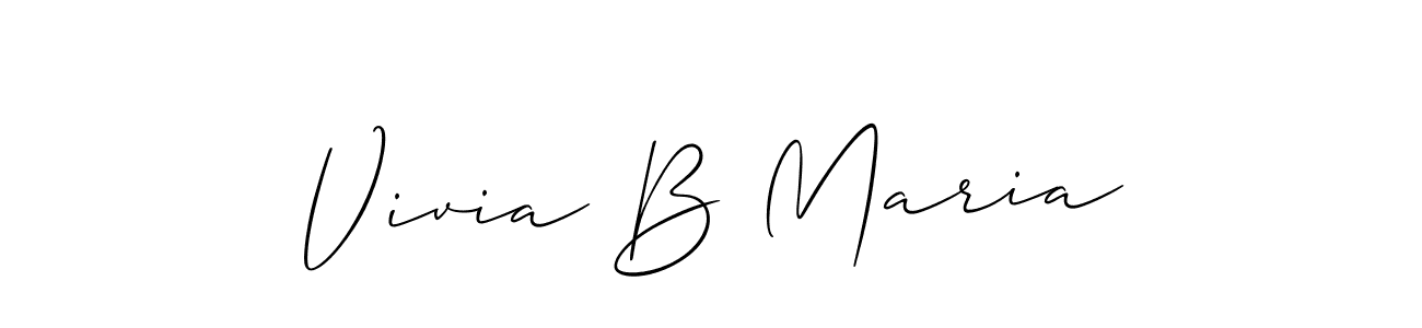 See photos of Vivia B Maria official signature by Spectra . Check more albums & portfolios. Read reviews & check more about Allison_Script font. Vivia B Maria signature style 2 images and pictures png