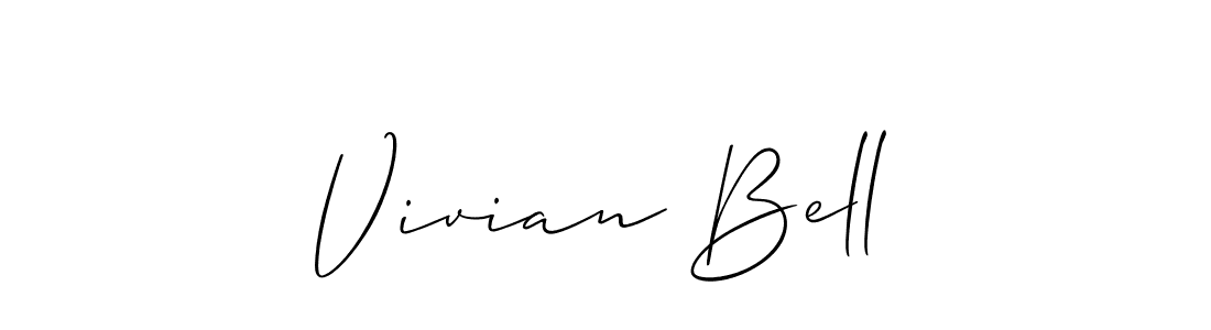 Also we have Vivian Bell name is the best signature style. Create professional handwritten signature collection using Allison_Script autograph style. Vivian Bell signature style 2 images and pictures png