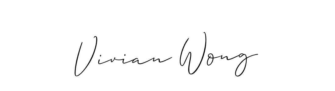 You can use this online signature creator to create a handwritten signature for the name Vivian Wong. This is the best online autograph maker. Vivian Wong signature style 2 images and pictures png