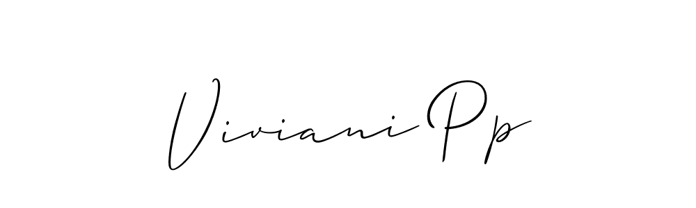 Also You can easily find your signature by using the search form. We will create Viviani Pp name handwritten signature images for you free of cost using Allison_Script sign style. Viviani Pp signature style 2 images and pictures png