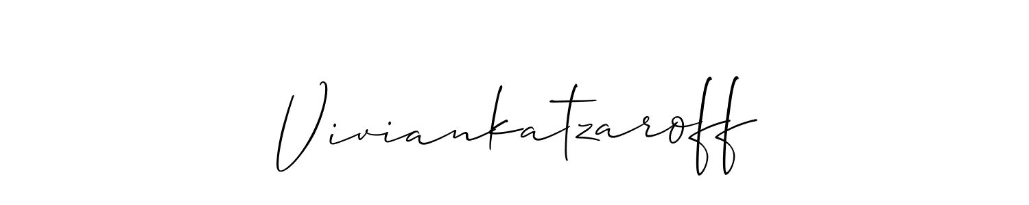 Also You can easily find your signature by using the search form. We will create Viviankatzaroff name handwritten signature images for you free of cost using Allison_Script sign style. Viviankatzaroff signature style 2 images and pictures png