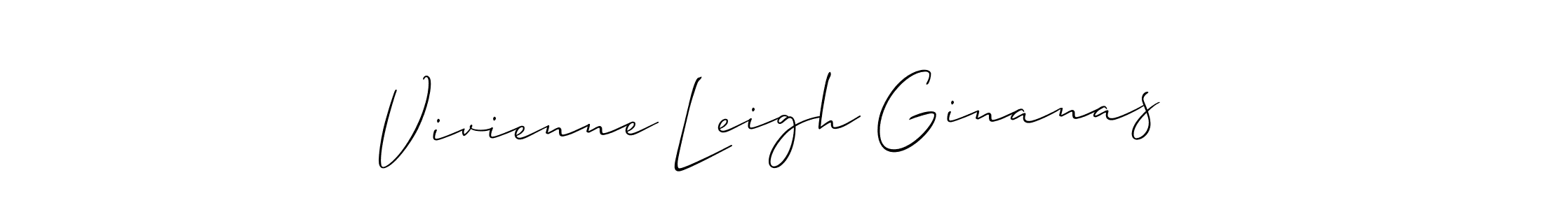 Here are the top 10 professional signature styles for the name Vivienne Leigh Ginanas. These are the best autograph styles you can use for your name. Vivienne Leigh Ginanas signature style 2 images and pictures png