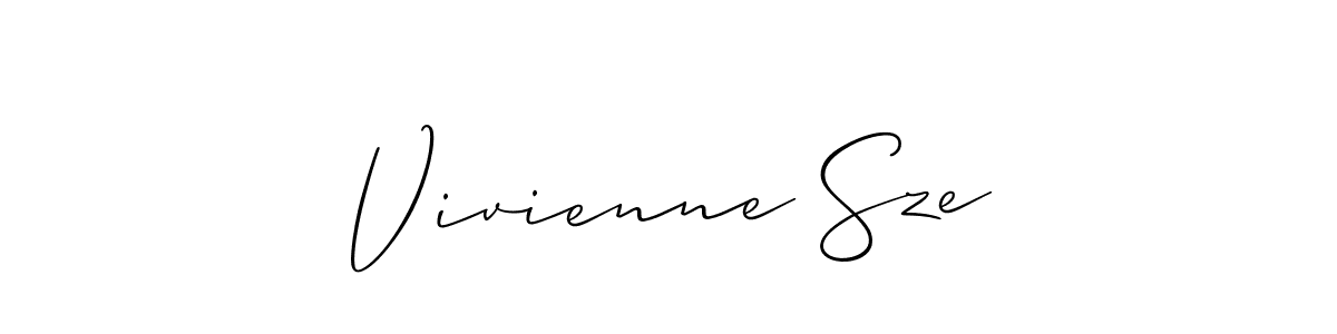 It looks lik you need a new signature style for name Vivienne Sze. Design unique handwritten (Allison_Script) signature with our free signature maker in just a few clicks. Vivienne Sze signature style 2 images and pictures png