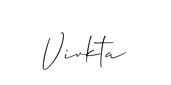 Once you've used our free online signature maker to create your best signature Allison_Script style, it's time to enjoy all of the benefits that Vivkta name signing documents. Vivkta signature style 2 images and pictures png