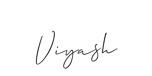Also You can easily find your signature by using the search form. We will create Viyash name handwritten signature images for you free of cost using Allison_Script sign style. Viyash signature style 2 images and pictures png