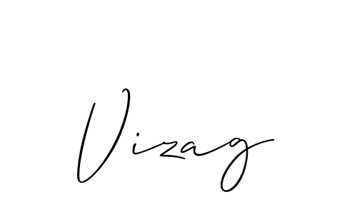 How to make Vizag name signature. Use Allison_Script style for creating short signs online. This is the latest handwritten sign. Vizag signature style 2 images and pictures png