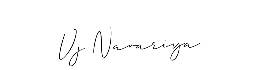 Best and Professional Signature Style for Vj Navariya. Allison_Script Best Signature Style Collection. Vj Navariya signature style 2 images and pictures png