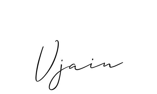 Make a beautiful signature design for name Vjain. Use this online signature maker to create a handwritten signature for free. Vjain signature style 2 images and pictures png